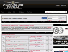 Tablet Screenshot of chryslerforum.com